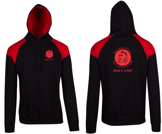 2026 Zone 16 Pony Club Camp Hoodie No Zip - Adults