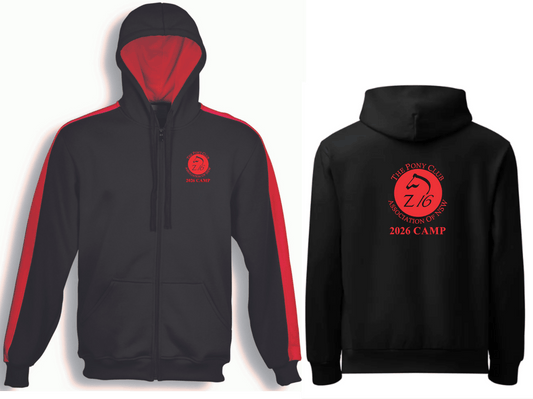 2026 Zone 16 Pony Club Camp Hoodie Zip - Adults