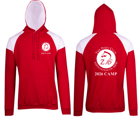 2026 Zone 16 Pony Club Camp Hoodie No Zip - Adults