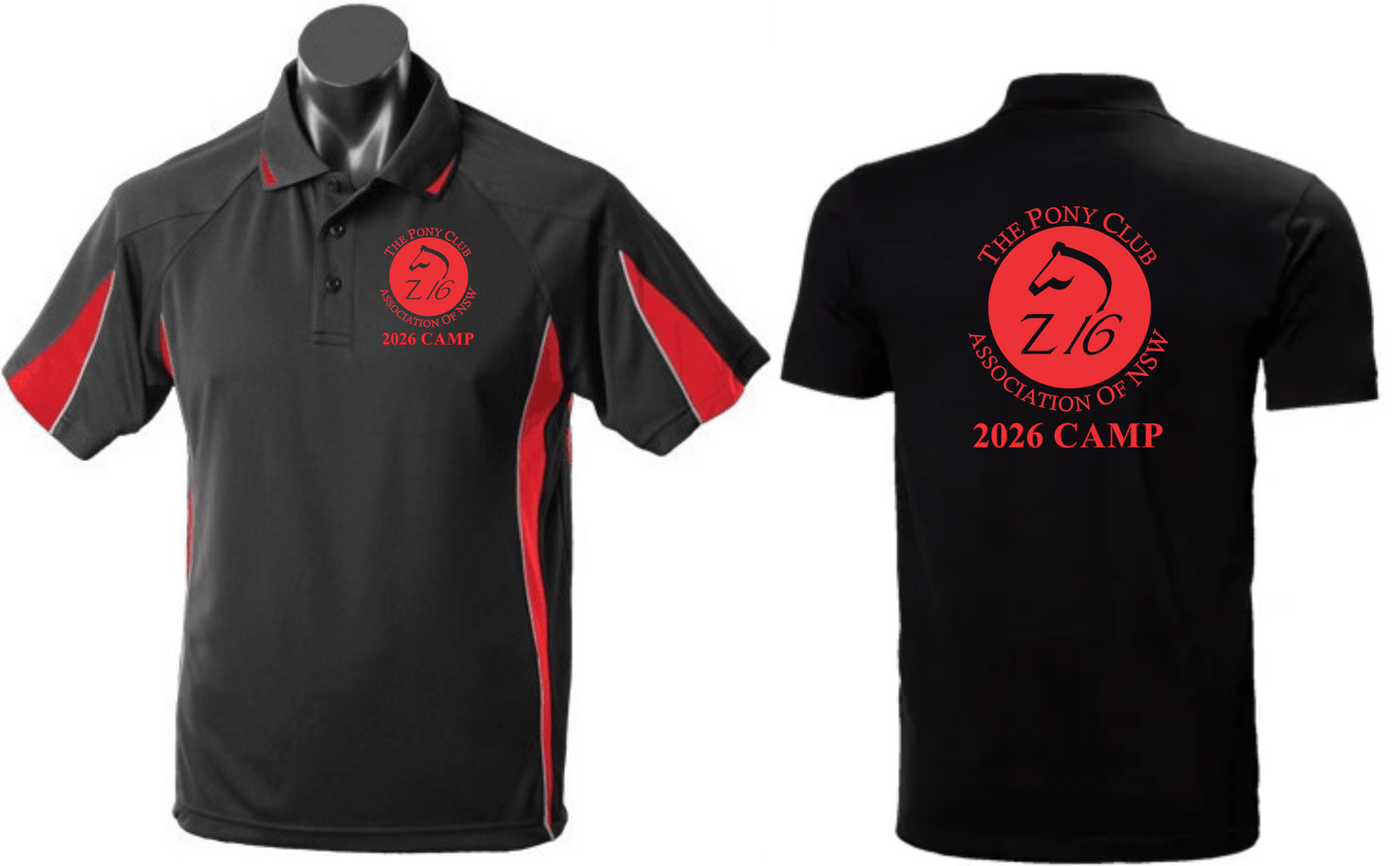 2026 Zone 16 Pony Club Camp Polo Shirt - Kids
