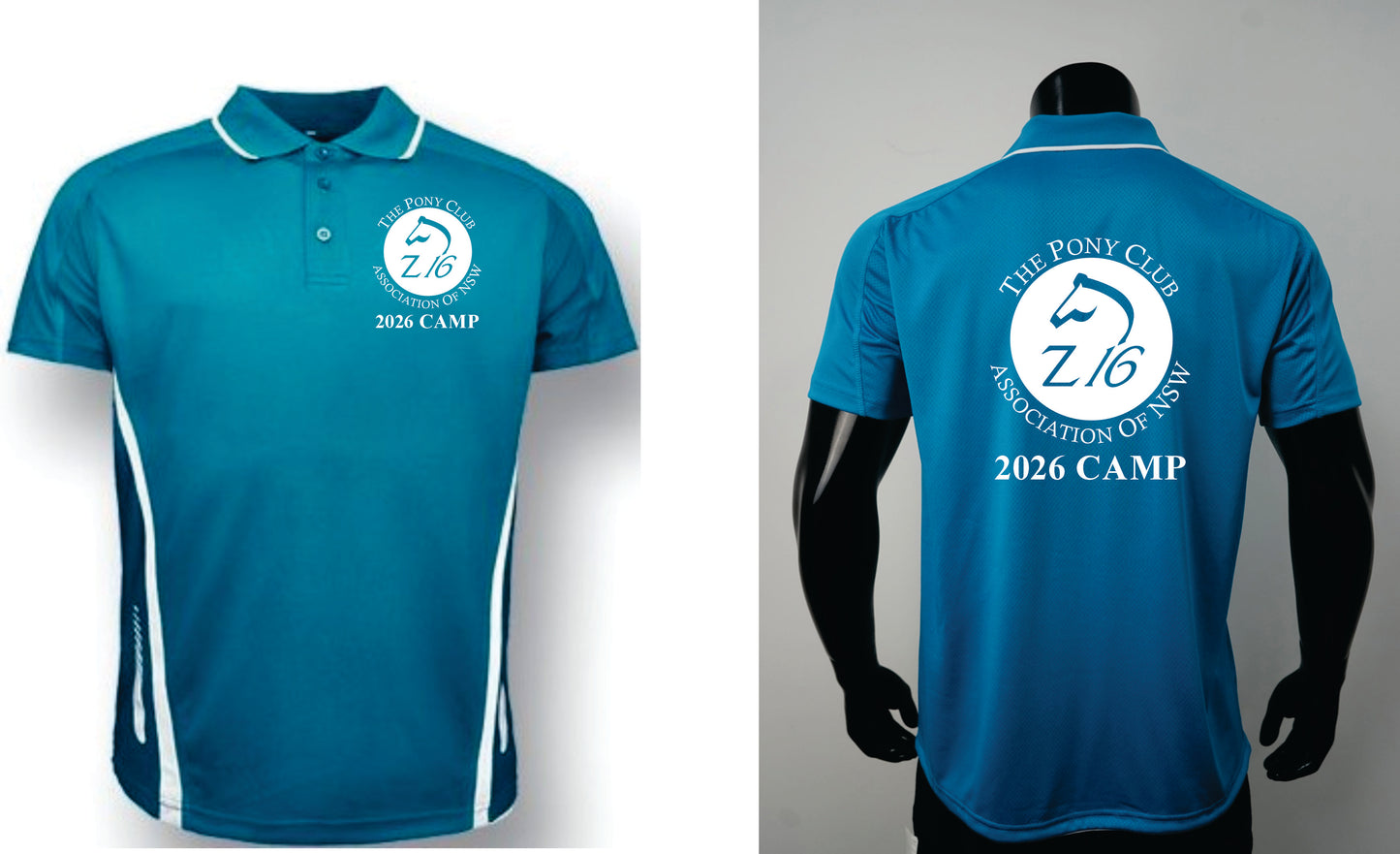 2026 Zone 16 Pony Club Camp Polo Shirt - Kids
