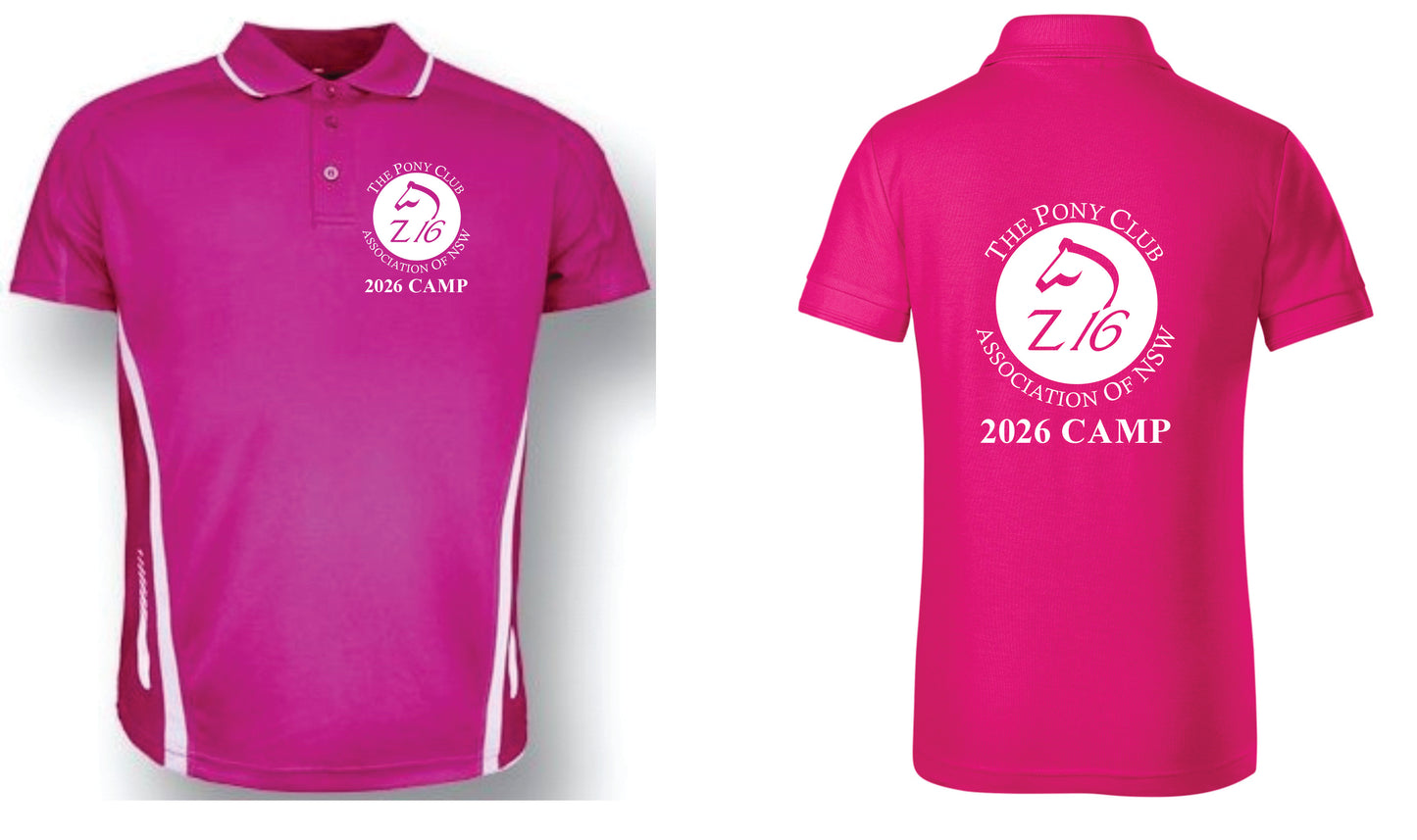 2026 Zone 16 Pony Club Camp Polo Shirt - Kids