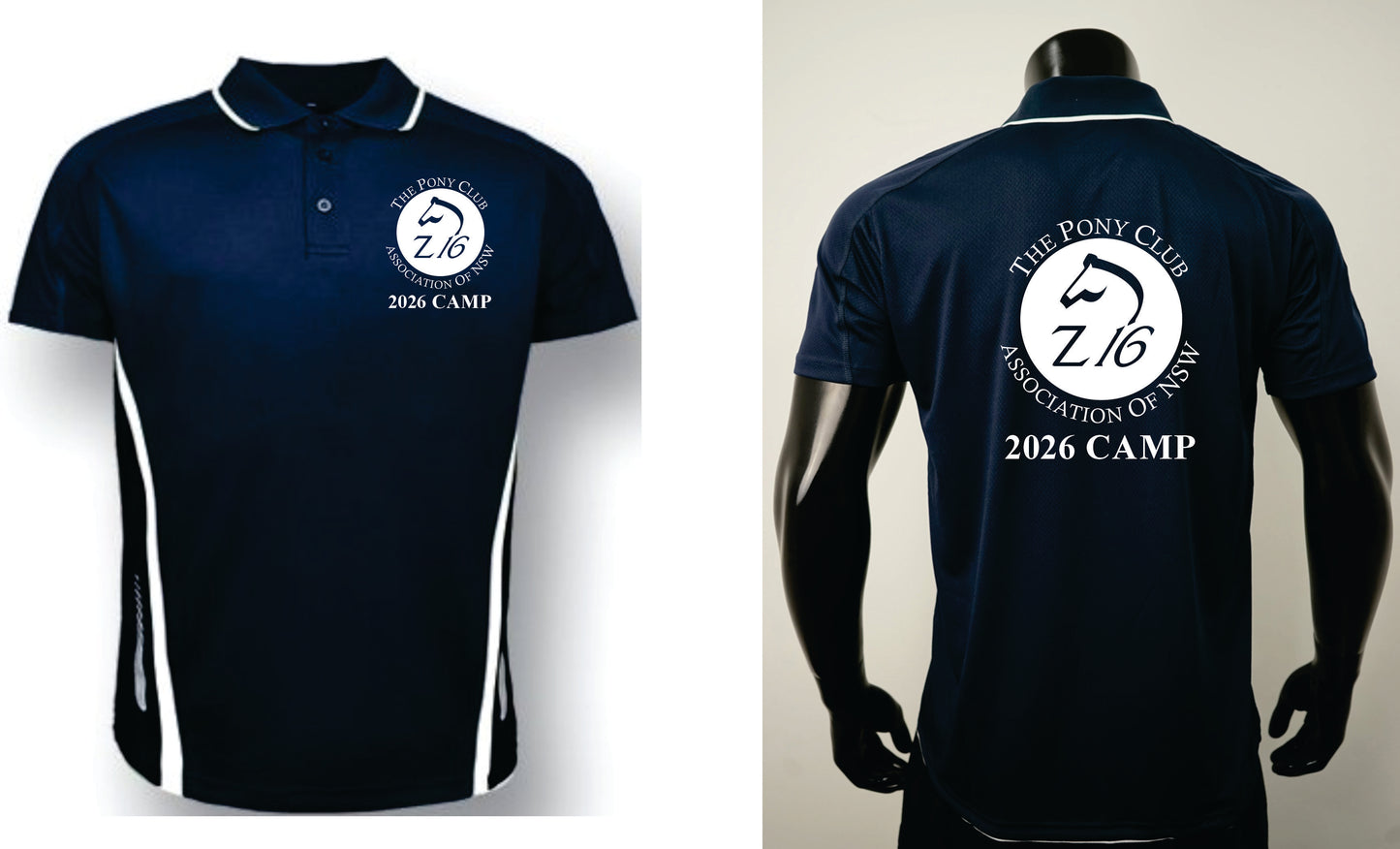 2026 Zone 16 Pony Club Camp Polo Shirt - Kids