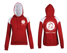 Load image into Gallery viewer, 2024 Zone 16 Camp Hoodie No Zip (Adult and Kids) - Red
