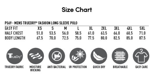 Wamboin Pony Club Winning Spirit PS69 LEGEND PLUS Mens long Sleeve Polo